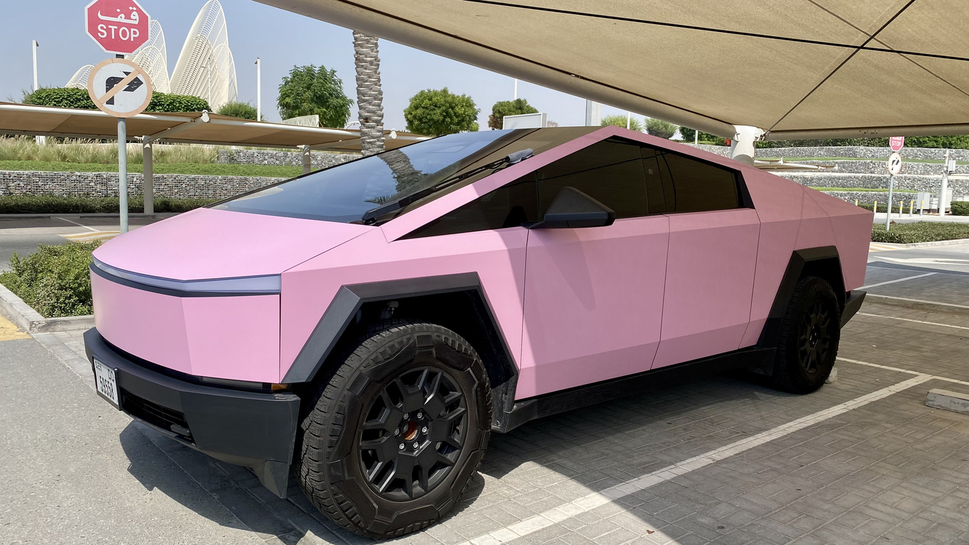 What’s your Tesla resale value? Pink cybertruck, a vehicle that has kept it’s EV resale value despite looking like a box on wheels